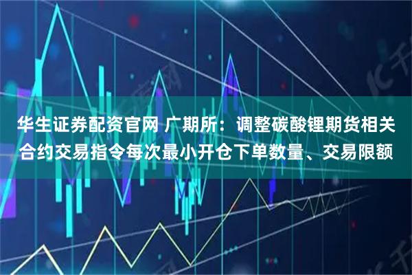 华生证券配资官网 广期所:调整碳酸锂期货相关合约交易指令每次最小开仓下单数量、交易限额